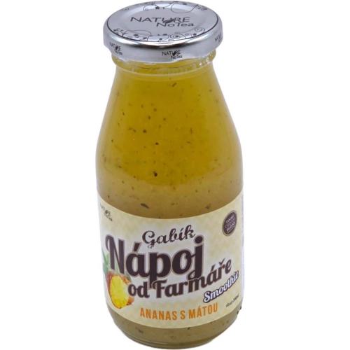 Farmářský nápoj 200ml - Ananas s mátou