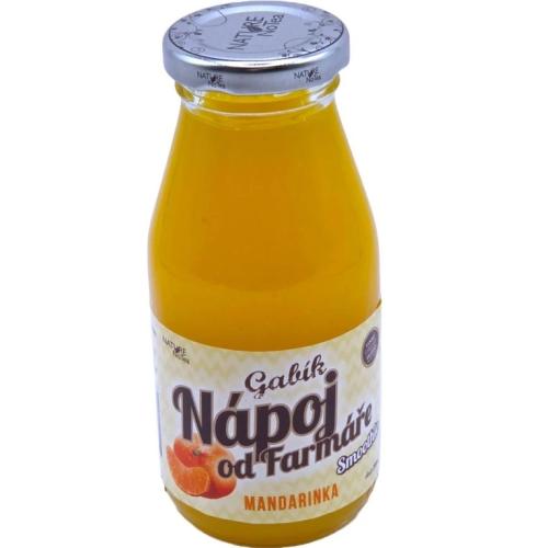 Farmářský nápoj 200ml - Mandarinka s fruktózou