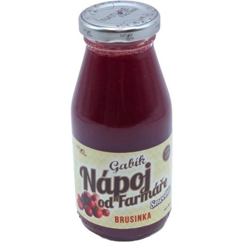 Farmářský nápoj 200ml - Brusinka
