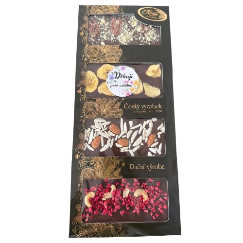 Čokoláda 4x50g hořká - Děkuji paní učitelko