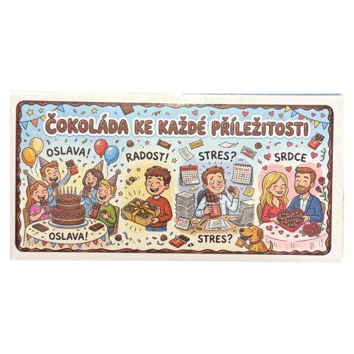 Čokoláda 100g - Čokoláda ke každé příežitosti postavy