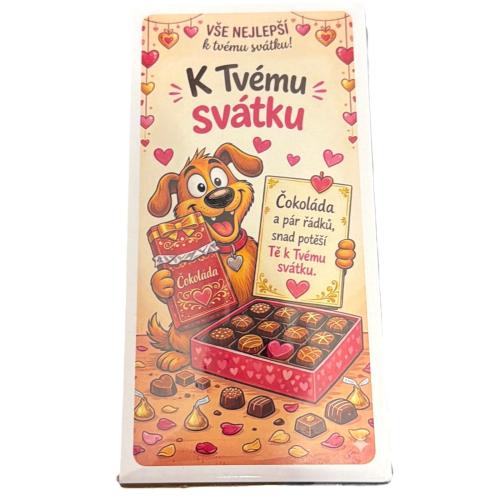 Čokoláda 100g - K Tvému svátku pes