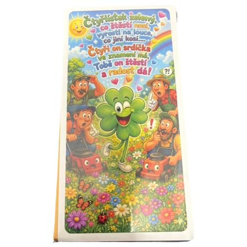 Čokoláda 100g - Čtyřlístek zelený louka