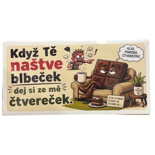 Čokoláda 100g - Když tě naštve blbeček gauč