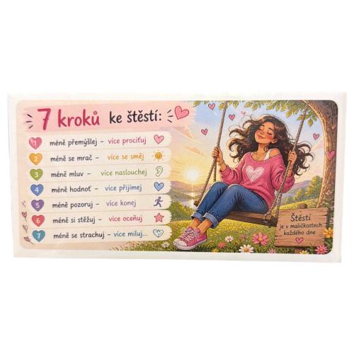 Čokoláda 100g - 7 kroků ke štěstí houpačka