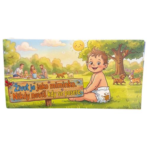 Čokoláda 100g - Život je jako miminko kreslené