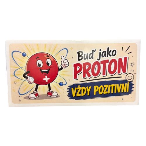 Čokoláda 100g - Buď jako proton