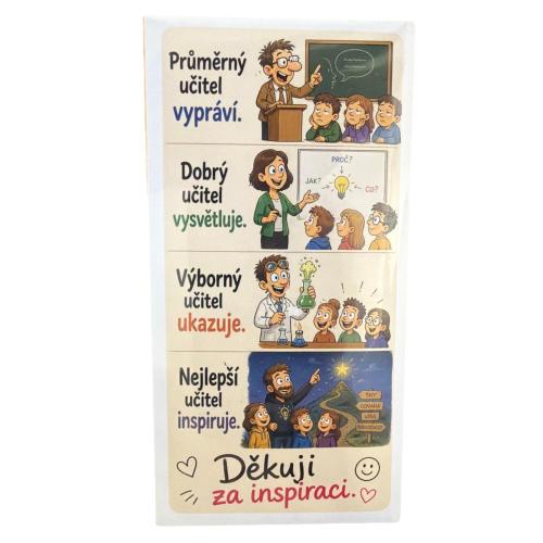Čokoláda 100g - Děkuji za inspiraci učitelé