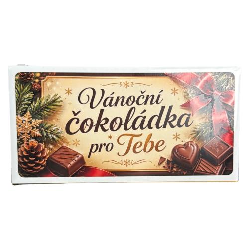 Čokoláda 100g - Vánočné Čokoládka jen pro Tebe