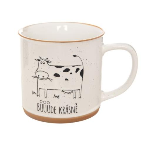 Hrnek keramický 530ml Kráva - 129478