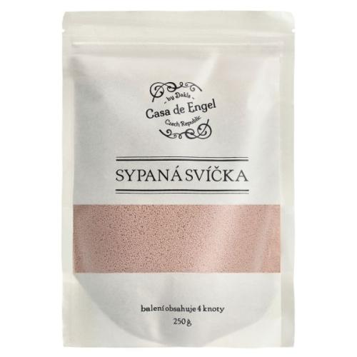 Sypaná svíčka 250g čtyři knoty - broskvová