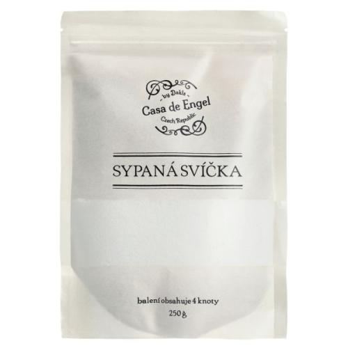 Sypaná svíčka 250g čtyři knoty - bílá