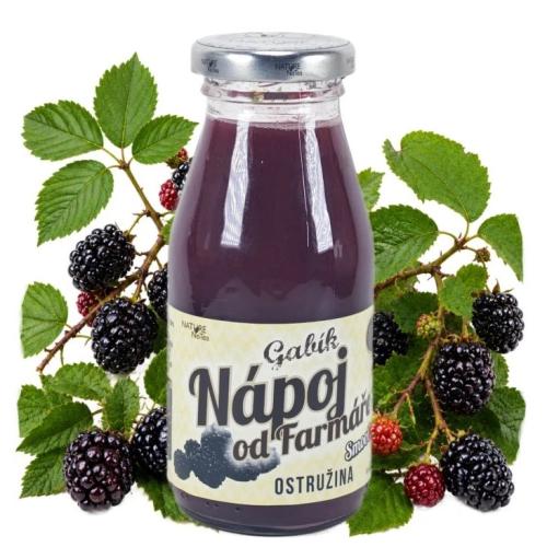Farmářský nápoj 200ml - Ostružina