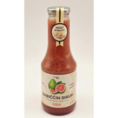 Babiččin ovocný sirup 500ml - Guava