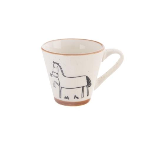 Hrnek keramický na espresso 70ml kůň - 129650