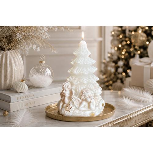 Svíčka stromek 100x150 - Xmas with Angels