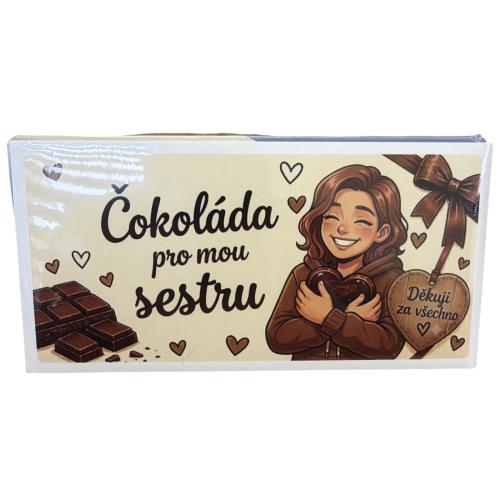 Čokoláda 100g - Pro mou sestru