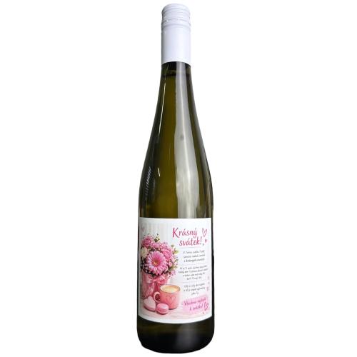 Víno etiketa 750ml - Krásný Svátek
