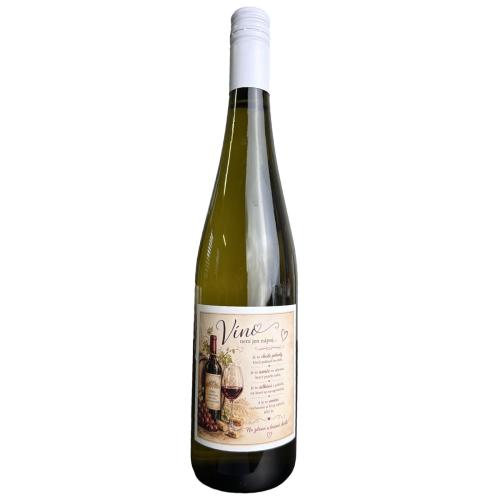 Víno etiketa 750ml - Víno není jen nápoj